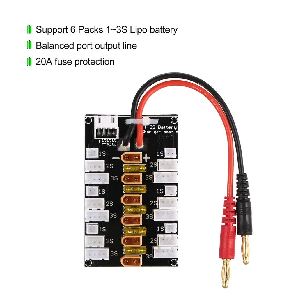 1S-3S 20A XT30 Plug Lipo Batte - Drone Battery Parallel Board 评论和价格