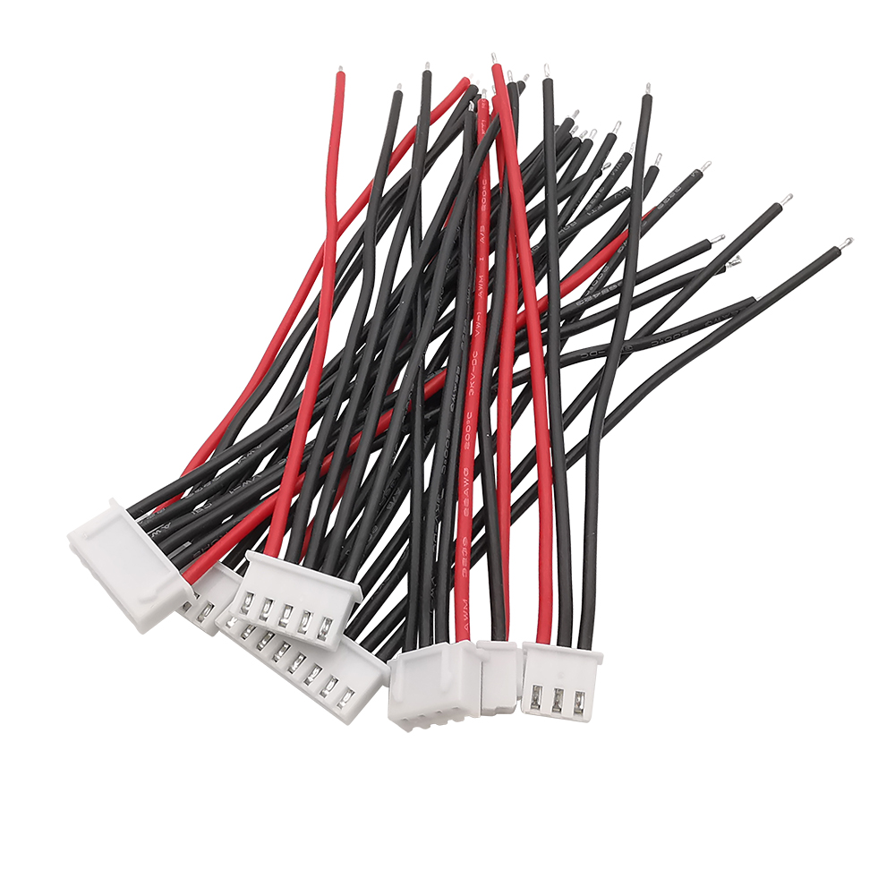 10Pcs 10cm 1S/2S/3S/4S/5S/6S/7 - Drone Battery Balance Charger 评论和价格
