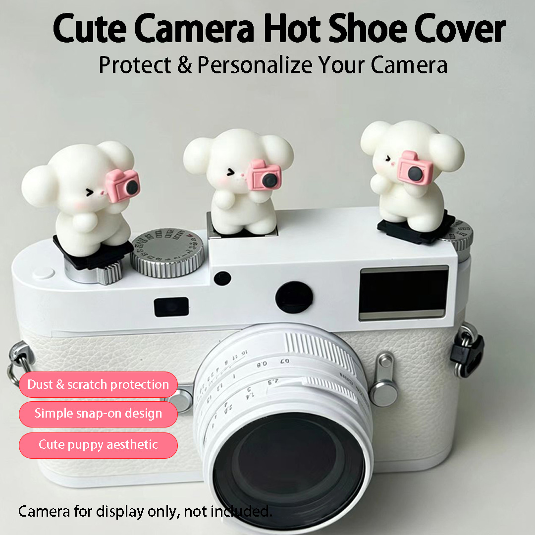 Cute 3D Puppy Camera Hot Shoe  - Canon Camera Eos R50 评论和价格
