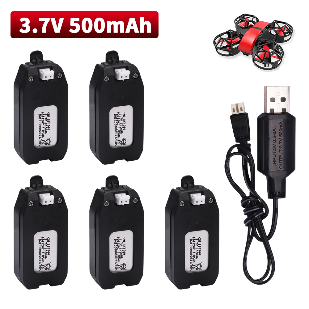3.7V 500mAh Lithium Battery Fo - Eachine Drone E010 评论和价格